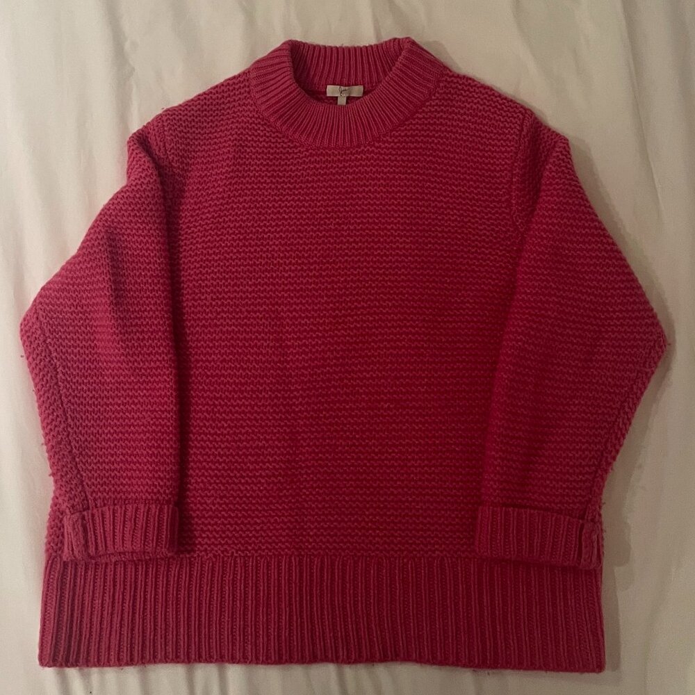 Hot pink Joie wool sweater